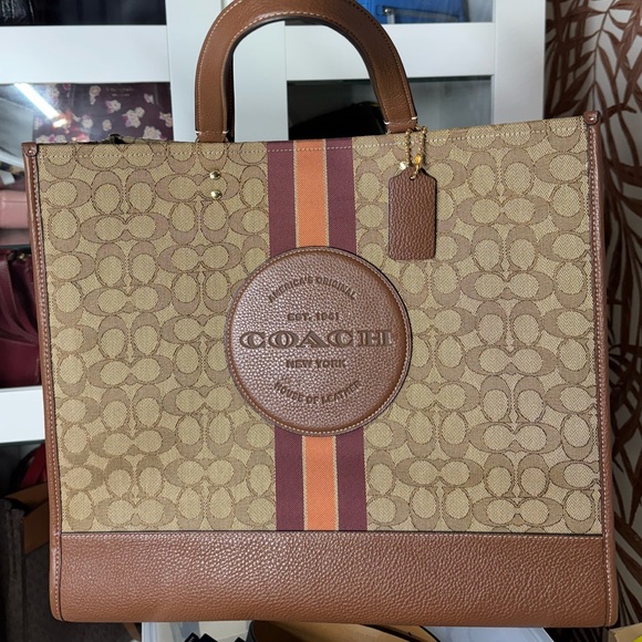 Coach Burgundy and Black Interior Bag - Picture 1 of 6